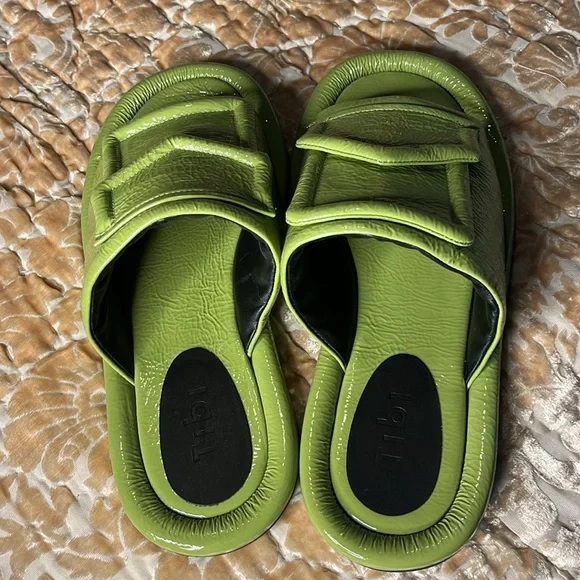 Tibi Beryen Slide in Green! Size 42 - Picture 5 of 5